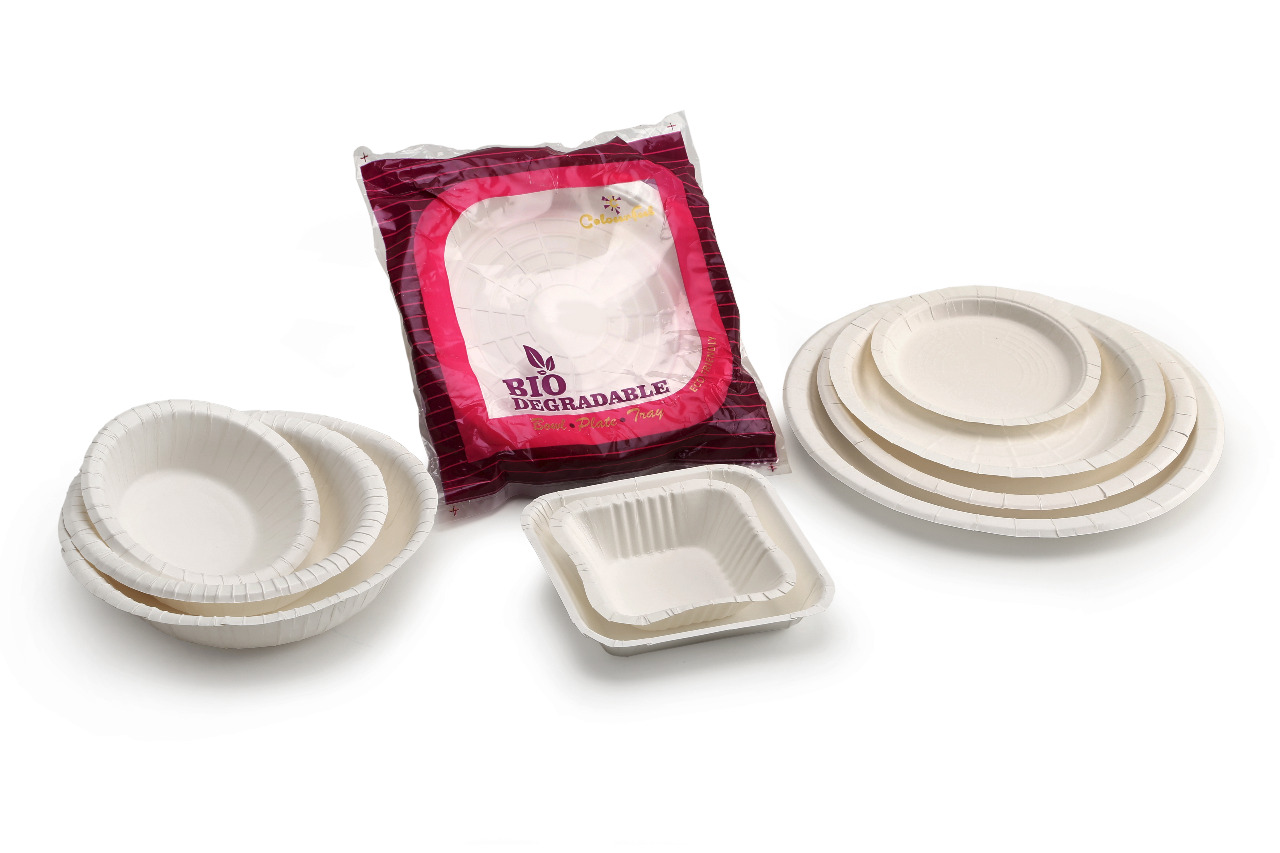 Grace Biodegradable Paper Plates, Tray and Bowls